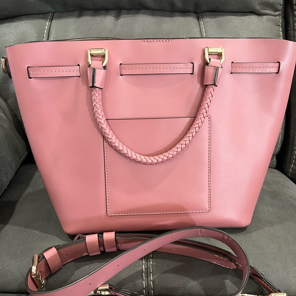 Michael Kors Blush Leather Satchel - Picture 2 of 6
